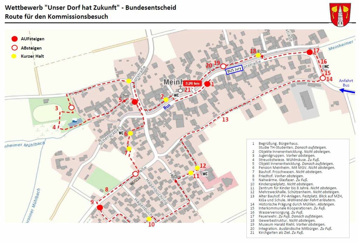 Dorfwettbewerb Route - Kommission